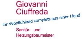 Giovanni Ciuffreda Sanitär u. Heizungsbaumeister